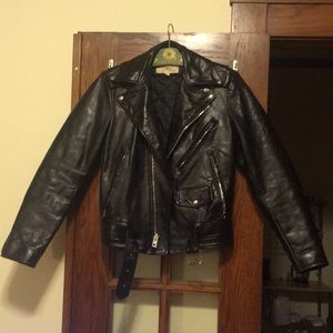 Genuine Leather 80s Women’s Motorcycle Vintage